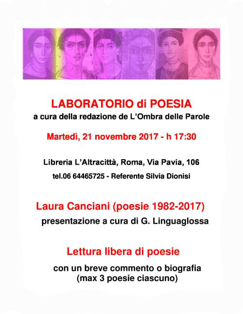 Giorgio Linguaglossa Laboratorio di Poesia 21-10-2017 - sito ufficiale di Giorgio Linguaglossa scrittore