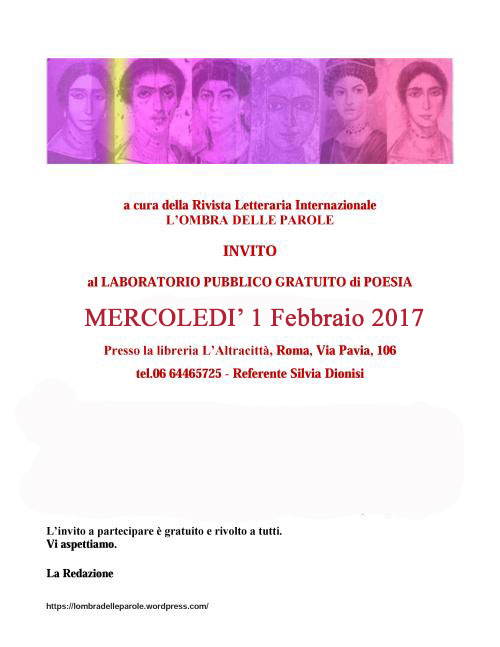 Giorgio Linguaglossa Laboratorio di Poesia 01-02-2017 - sito ufficiale di Giorgio Linguaglossa scrittore